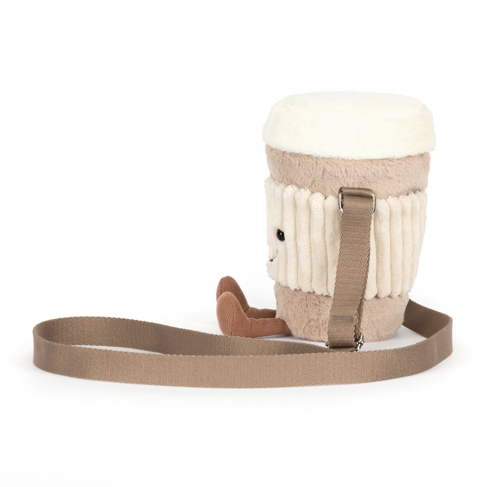 Amuseables Perkle Coffee Shoulder Bag, View 2