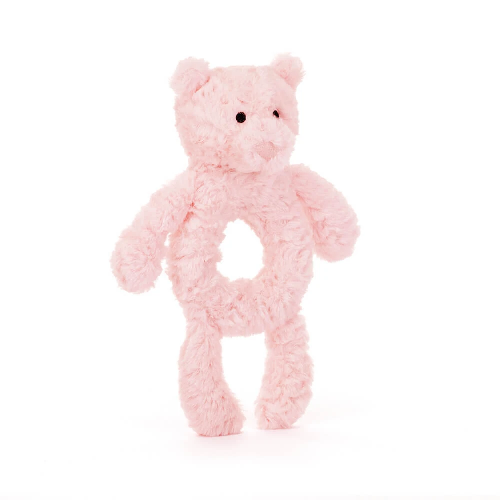 Leola Bear Ring Rattle, Main View