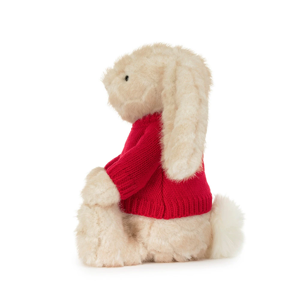 Franilla Luxe Bunny with Personalised Red Jumper, View 2