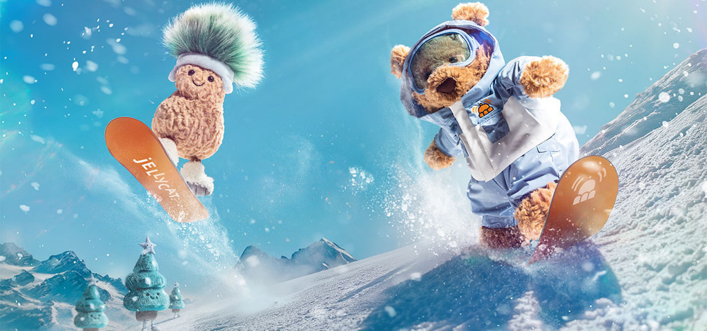 Bartholomew Bear with Personalized Navy Jumper