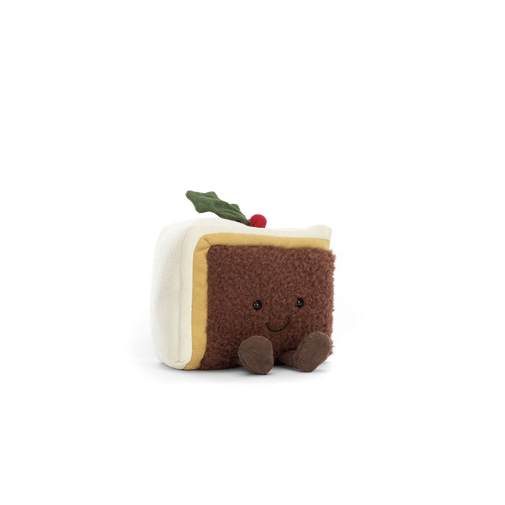  Slice of Christmas Cake ぬいぐるみ Amuseables Slice of Christmas Cake - Official Jellycat
