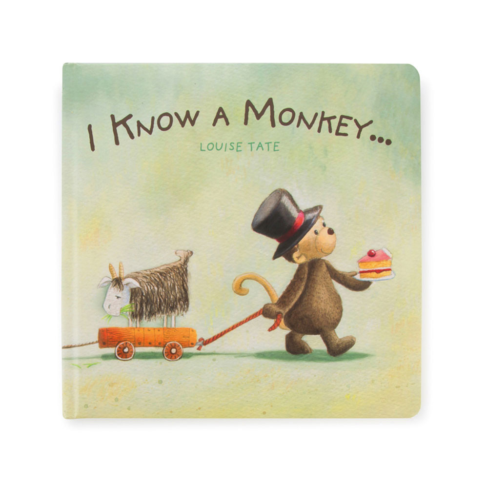 I Know A Monkey Book Official Jellycat