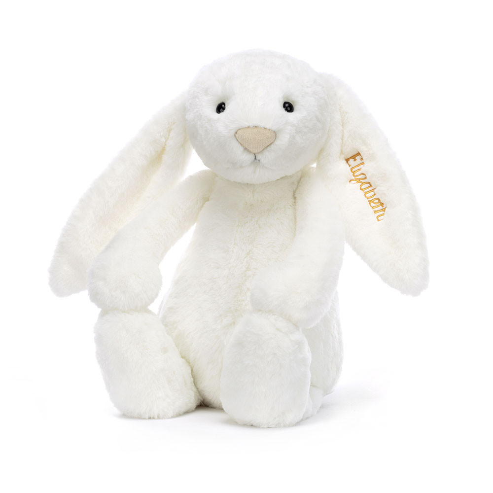 Personalised Bashful Luxe Bunny Luna Huge - Official Jellycat