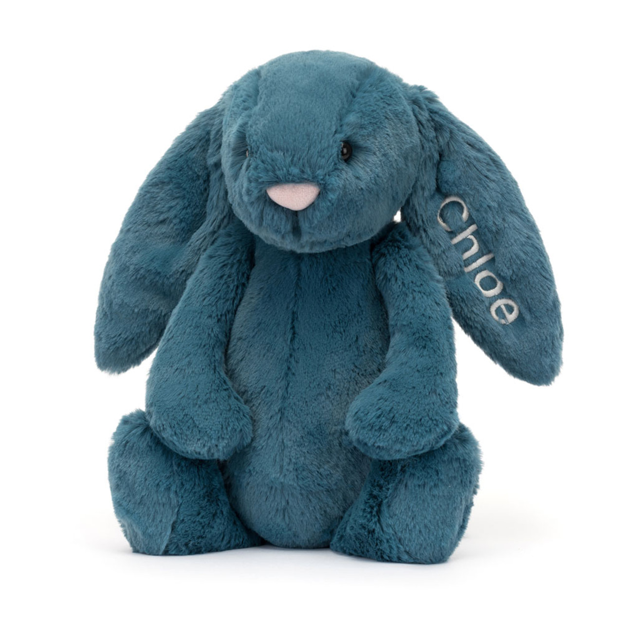 ぬいぐるみ  Bashful Mineral Blue Bunny Bashful Mineral Blue Bunny with Personalized Red Jumper