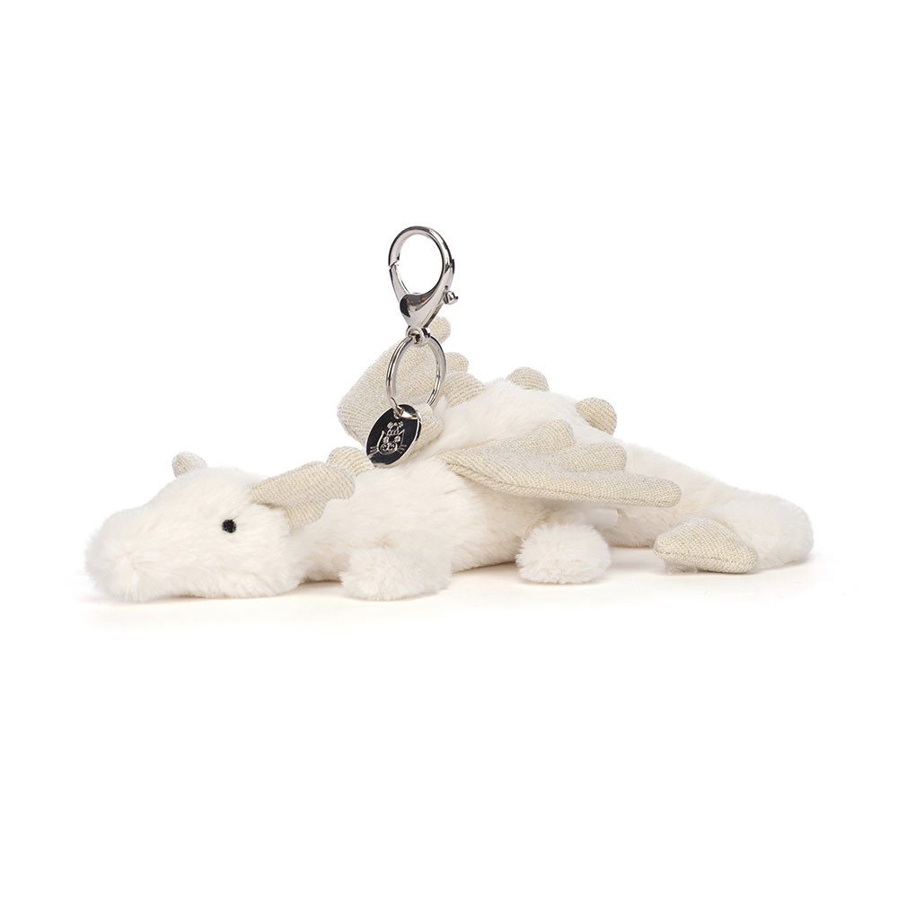 Snow Dragon Bag Charm - Official Jellycat