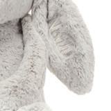 Personalised Bashful Silver Bunny Huge, Main View