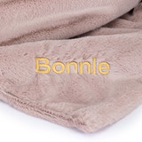 Personalised Bashful Luxe Bunny Rosa Blankie, View 2