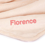 Personalised Bashful Blush Bunny Blankie, View 2
