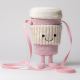 Amuseables Coffee-To-Go Pink Bag, View 1