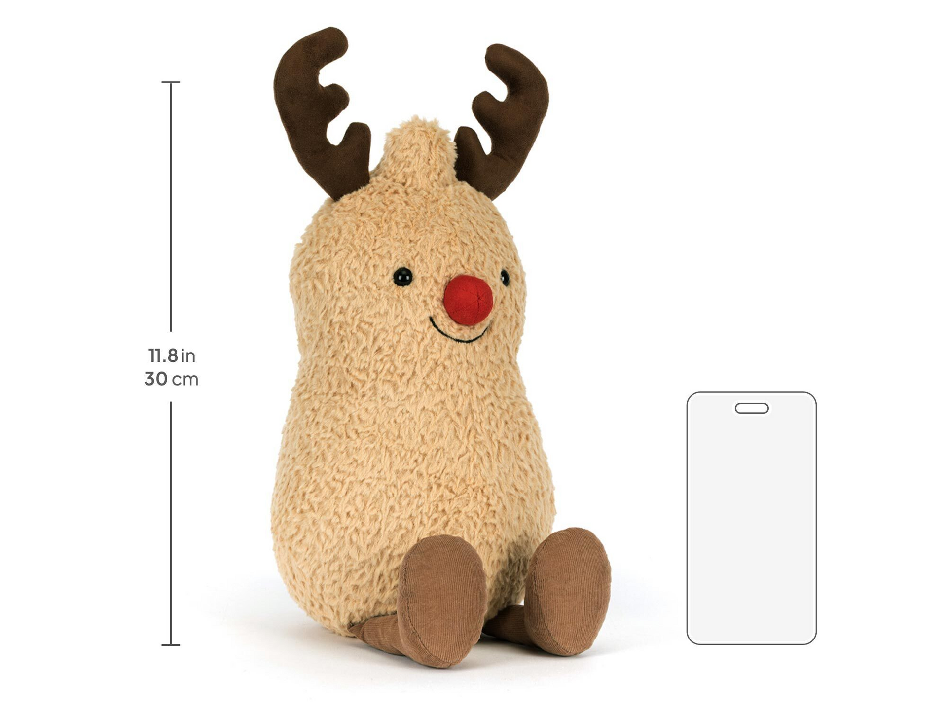 Amuseables Peanut Reindeer - Official Jellycat