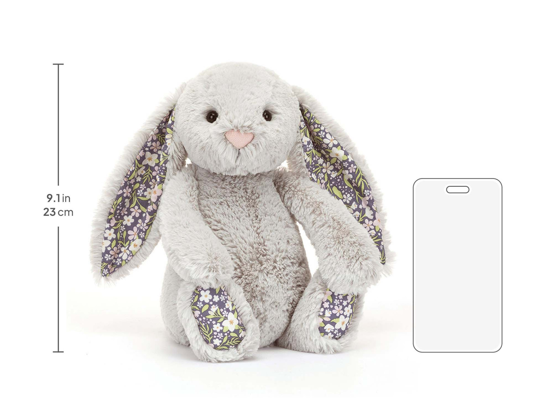 Blossom Silver Bunny 'Bloom' - Official Jellycat