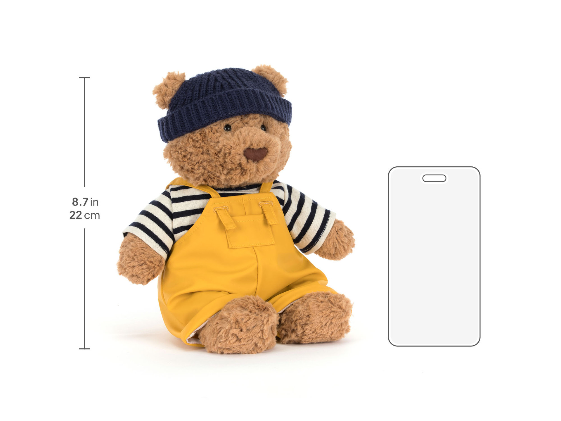 Bartholomew Bear Seafarer Outfit  Size Chart