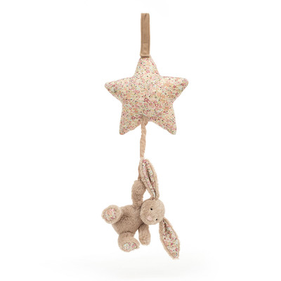 Blossom Bea Beige Bunny Musical Pull, Main View