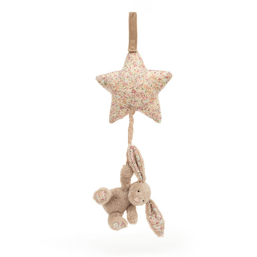Blossom Bea Beige Bunny Musical Pull, Main View Blossom Bea Beige Bunny Musical Pull, Main View