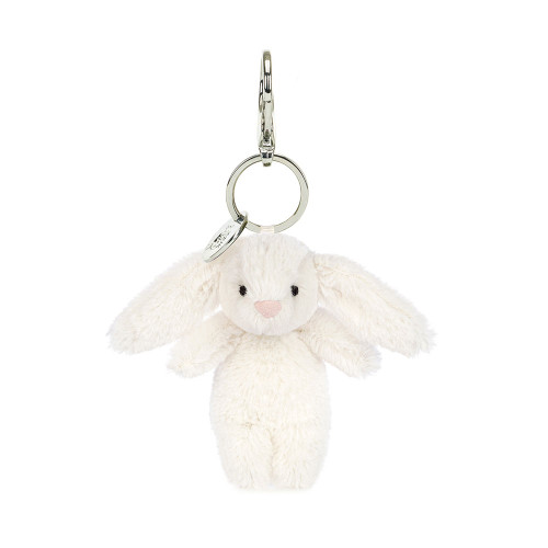 Bashful Cream Bunny Bag Charm, Main View