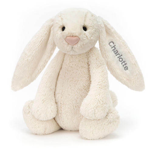 Personalised Bashful Cream Bunny Huge, View 4