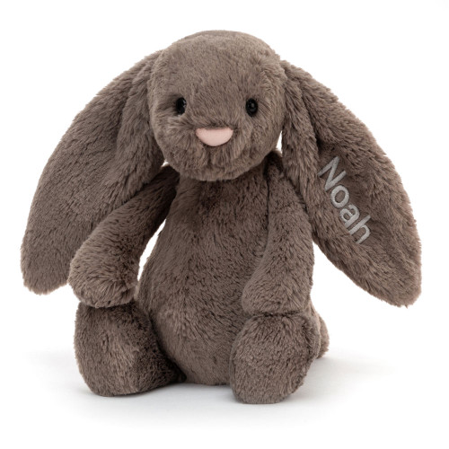 Personalised Bashful Truffle Bunny Medium, Main View Personalised Bashful Truffle Bunny Medium, Main View