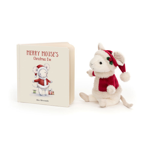 Merry Mouse's Christmas Eve Book and Merry Mouse, Main View Merry Mouse's Christmas Eve Book and Merry Mouse, Main View