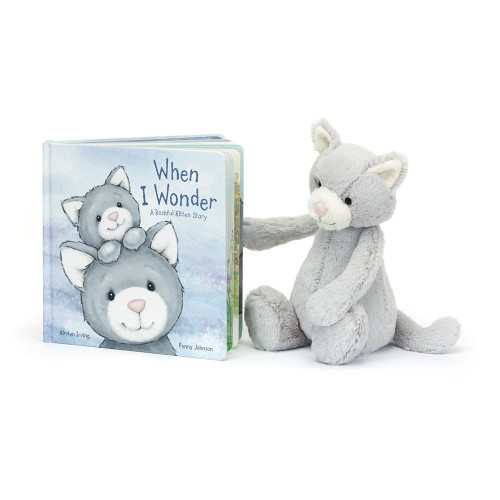 When I Wonder Book and Bashful Grey Kitty, View 4 When I Wonder Book and Bashful Grey Kitty, View 4