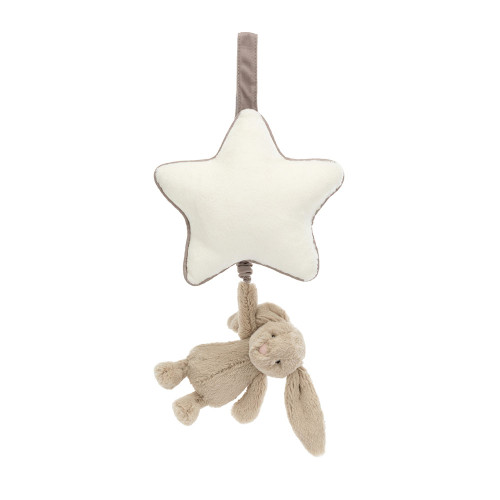 Bashful Beige Bunny Musical Pull, Main View Bashful Beige Bunny Musical Pull, Main View