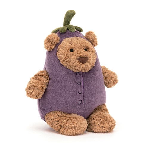 Bartholomew Bear Aubergine, View 1 Bartholomew Bear Aubergine, View 1