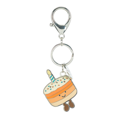 Amuseables Jellina Birthday Cake Keyring, Main View Amuseables Jellina Birthday Cake Keyring, Main View