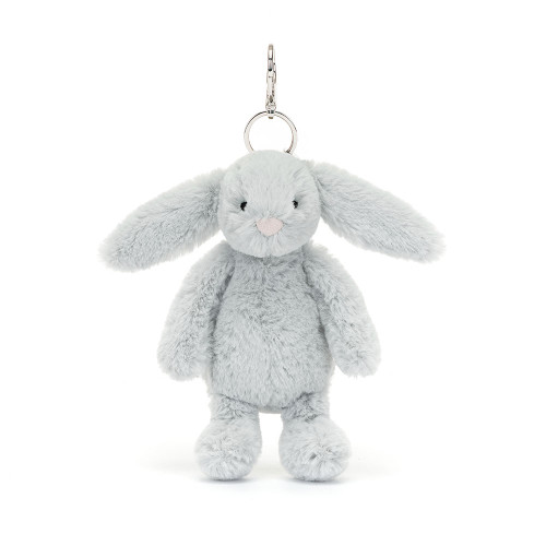 Bashful Silver Bunny Bag Charm, Main View