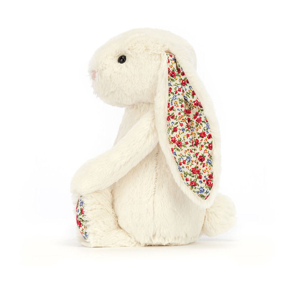 Cream Bunny with Plant