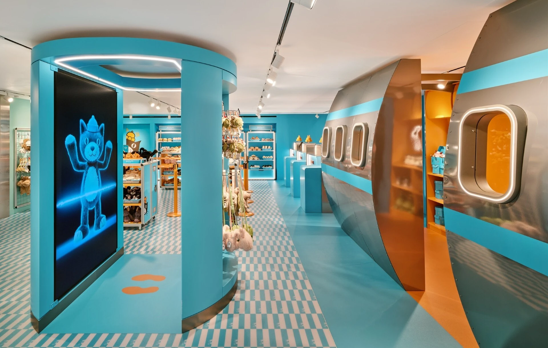 Jellycat Airlines at Harrods London