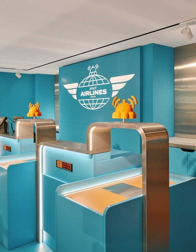 Jellycat Airlines at Harrods checkout