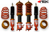ARK Performance ST-P COILOVER SYSTEMS (Rubber mount, 16-way adjustable damping) SPRING RATE (KG/MM):  Front: 12 Rear: 7/Coilover Adjustable Spring Lowering Kit