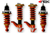 ARK Performance DT-P COILOVER SYSTEMS (Pillowball mount, 16-way adjustable damping, camber plate) SPRING RATE (KG/MM):  Front: 12 Rear: 7/Coilover Adjustable Spring Lowering Kit CD0104-0105