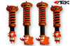 ARK Performance DT-P COILOVER SYSTEMS (Pillowball mount, 16-way adjustable damping, camber plate) SPRING RATE (KG/MM):  Front: 12 Rear: 7/Coilover Adjustable Spring Lowering Kit CD1300-0600