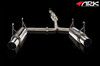 ARK Performance SINGLE SLIP ON TIP, DUAL EXIT, 2.5 PIPE 4.5 TIP Exhaust System/Exhaust Pipe SM0600-0006N