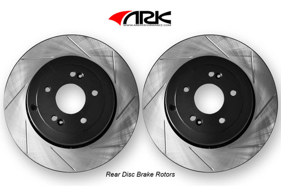 ARK Performance Rear, Drilled & Slotted Rotors/Disc Brake Rotor