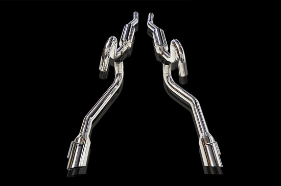 ARK Performance SINGLE TIP, DUAL EXIT, 2.5 PIPE 4 TIP Exhaust System/Exhaust Pipe