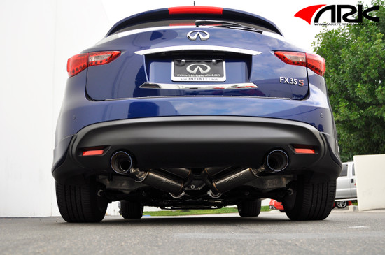ARK Performance SINGLE TIP, DUAL EXIT, 3.0 TO 2.5 PIPE 4.5 TIP Exhaust System/Exhaust Pipe