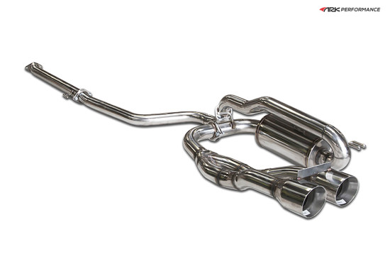 ARK Performance DUAL TIP, SINGLE EXIT, 2.5 PIPE 4 TIP Exhaust System/Exhaust Pipe