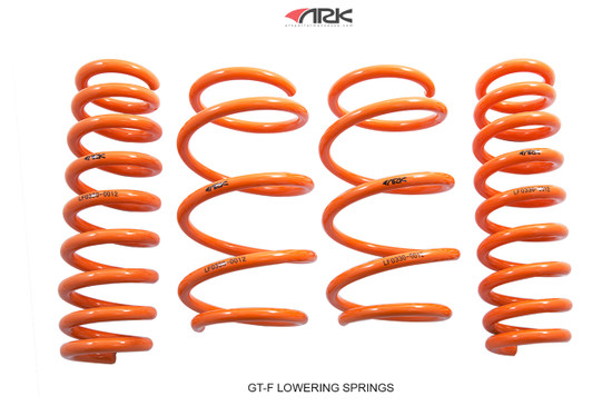 ARK Performance GT-F LOWERING SPRINGS (Mild drop), DROP RATE (MM): FRONT: -32 REAR: -32/Air Suspension Spring