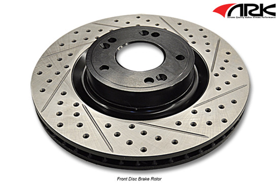 ARK Performance Front, Drilled & Slotted / Brembo Brakes Rotors/Disc Brake Rotor BR0700-103F