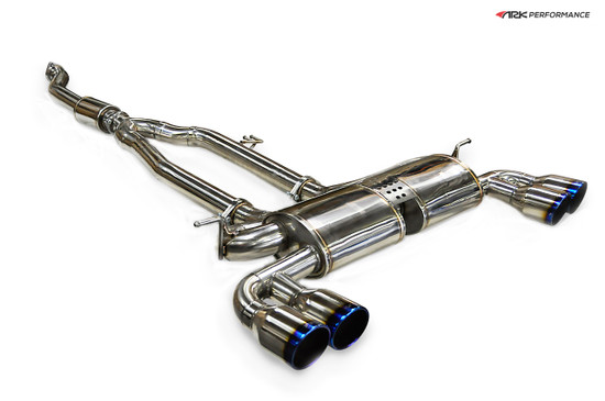 ARK Performance DUAL TIP, DUAL EXIT, 3 PIPE 4 TIP Exhaust System/Exhaust Pipe SM0702-0202D