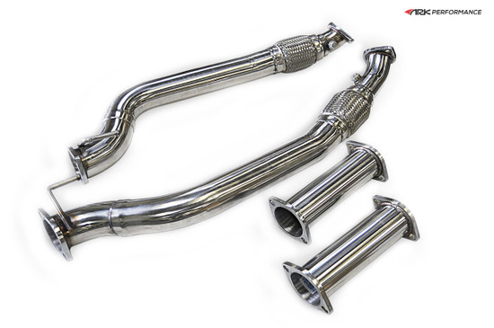 ARK Performance DUAL TIP, DUAL EXIT, 3 PIPE 4 TIP Exhaust System/Exhaust Pipe SM0702-0303D