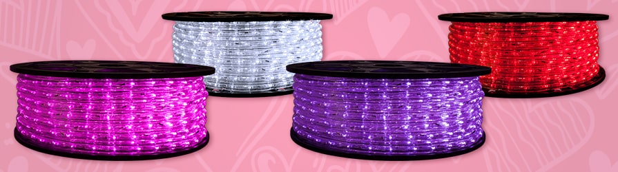 Valentines Day LED Rope Lights