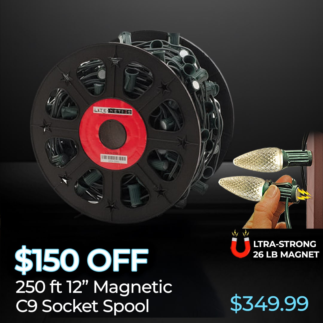 $150 OFF 250FT 12IN C9 MAGNETIC SOCKET SPOOLS