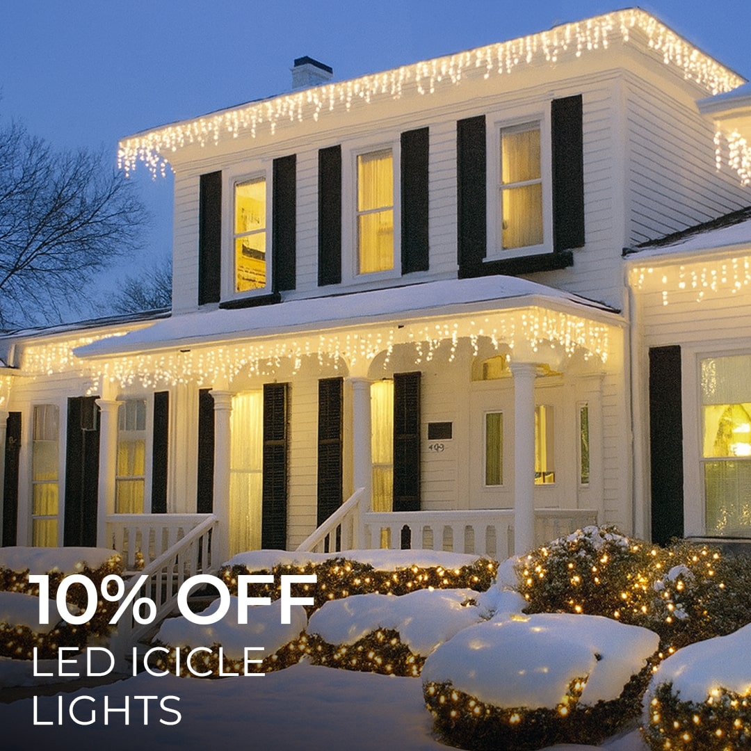 10% OFF LED ICICLE LIGHTS