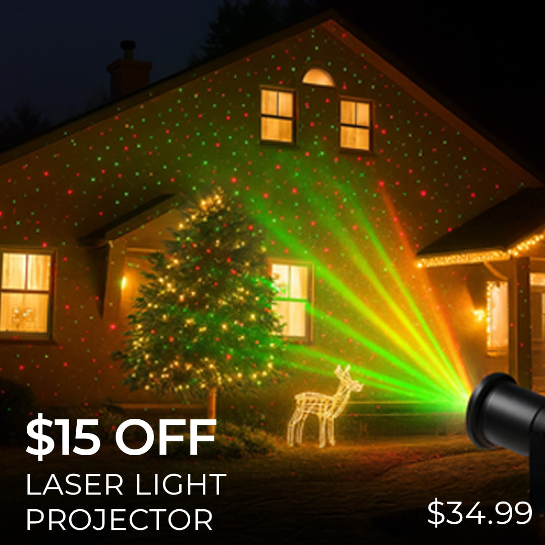 30% OFF LASER LIGHT PROJECTORS