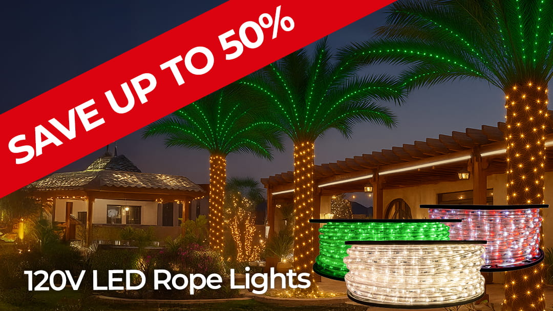120V LED Rope Lights - SAVE UP TO 50%