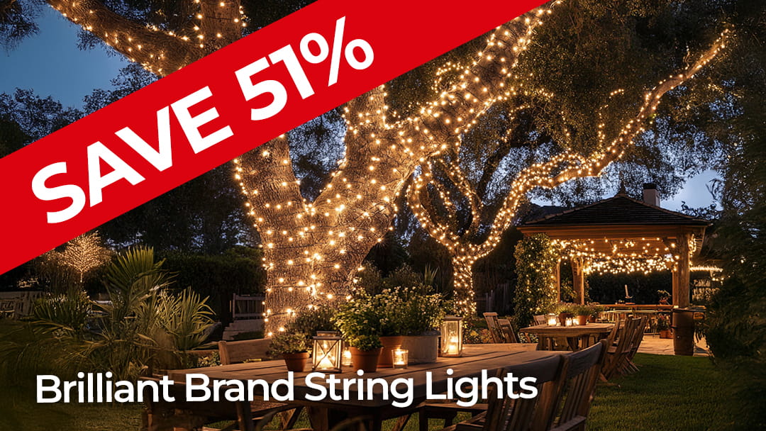 Brilliant Brand String Lights - SAVE 51%
