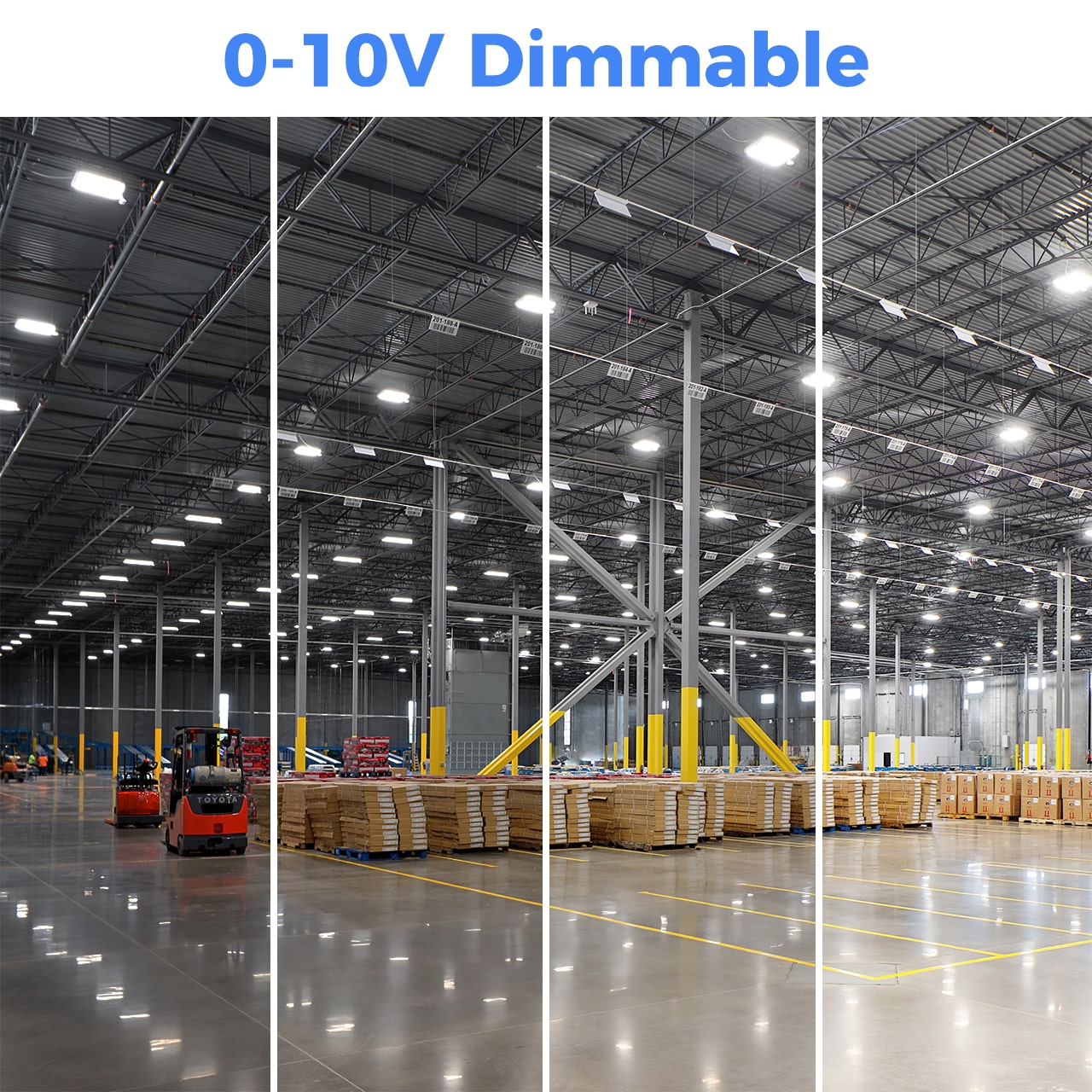 0-10V Dimmable Linear High Bay LED Lights