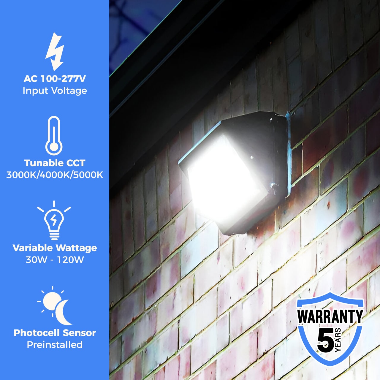 Wall Pack Light Features